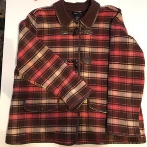 Denim & Co Toggle closure jacket size 2x